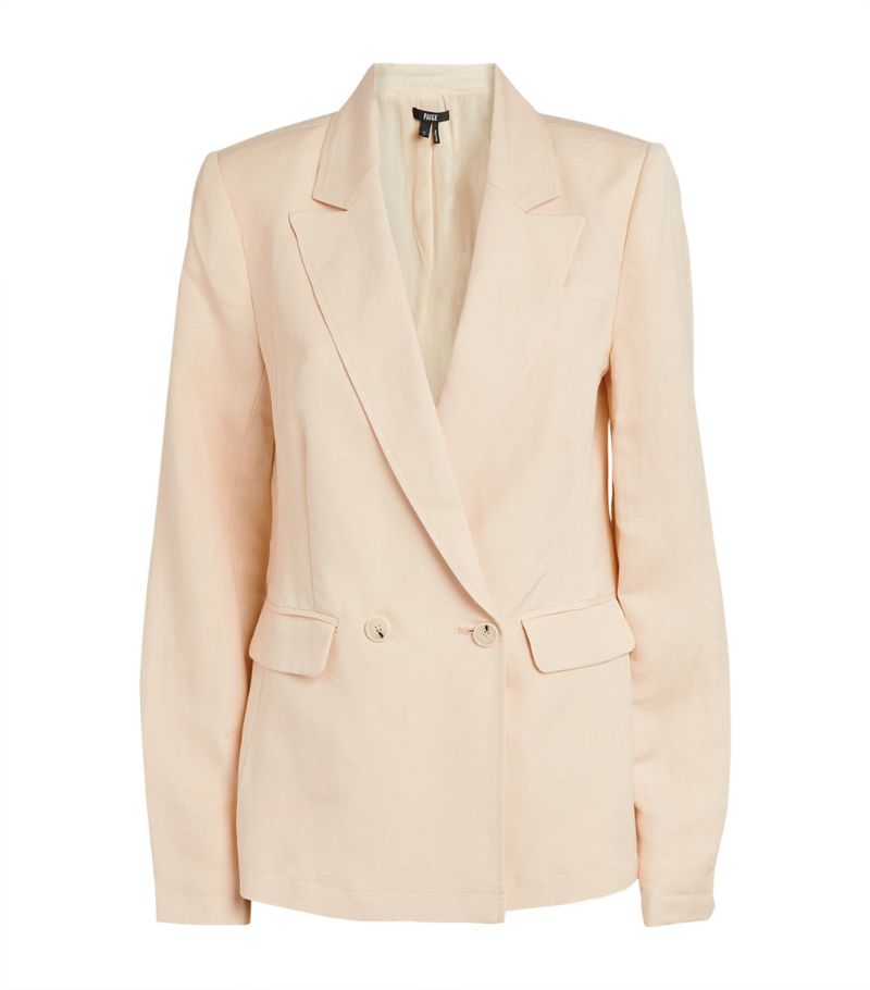 PAIGE Outlet Dawson Double-Breasted Blazer sale heat at paigesale.com